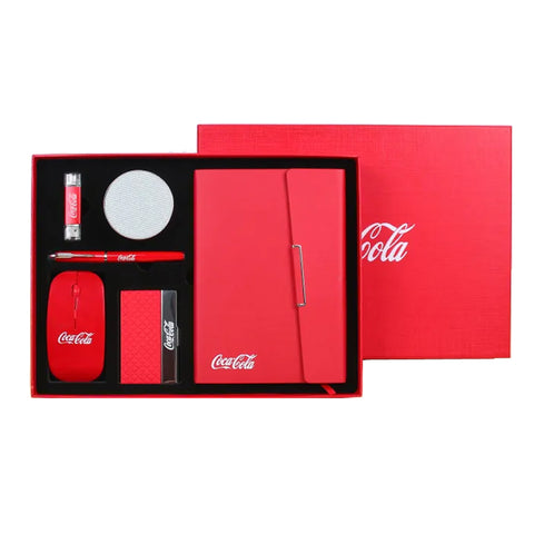 6 in 1 Luxury Promotion Business Gift Sets Branding Gift Ideas Business Corporate Souvenirs Event Stationery Sets