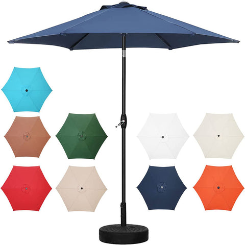 7.5FT Patio Umbrella Outdoor for Garden Beach Umbrella with Push Button Tilt
