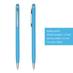 Office promotional high quality metal roller ball pen with custom logo