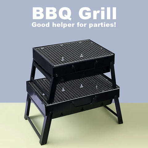 Professional Manufacturer Outdoor Portable Fireproof Charcoal Barbecue BBQ Grill