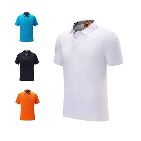 High Quality Plain Casual Golf Custom Logo Plaid Pattern Polo Shirt For Men Woman