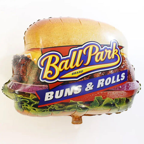 Custom advertising inflatable hamburger foil balloon