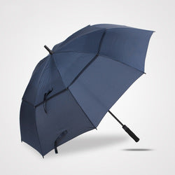 Commercial Auto Open Vented Oem Rpet Design Golf Umbrella Custom Logo Double Waterproof Umbrella