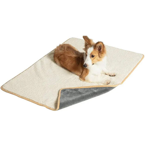 Luxury soft dog cat puppy blankets double ply flannel pet sherpa blankets