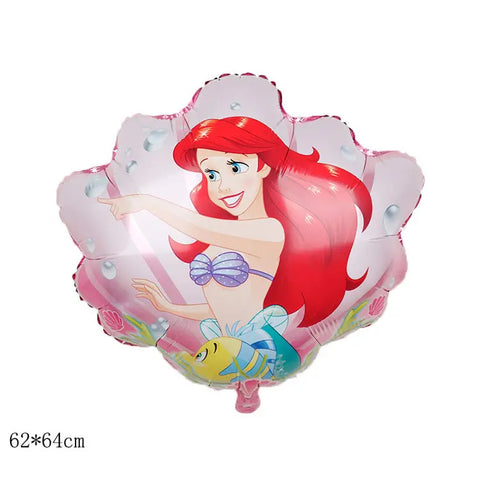 Princess theme Sleeping Beauty Doll Frozen Foil Helium foil balloon for girls Birthday Party Decoration
