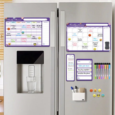 Custom Magnetic Calendars Whiteboard Planner For Refrigerator